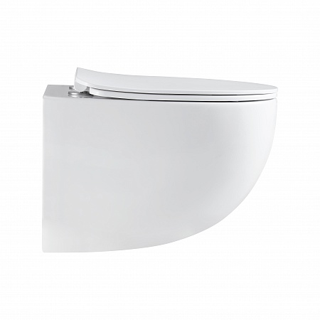 Подвесной унитаз безободковый Terminus Енисей Monolit 560х390 белый Балашов - фото 4