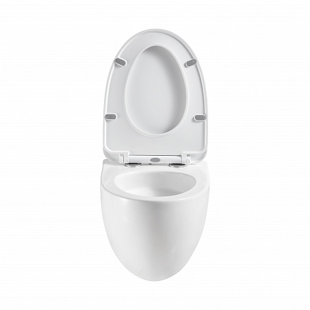 Подвесной унитаз безободковый Terminus Енисей Monolit 560х390 белый Балашов - фото 5